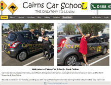 Tablet Screenshot of cairnscarschool.com